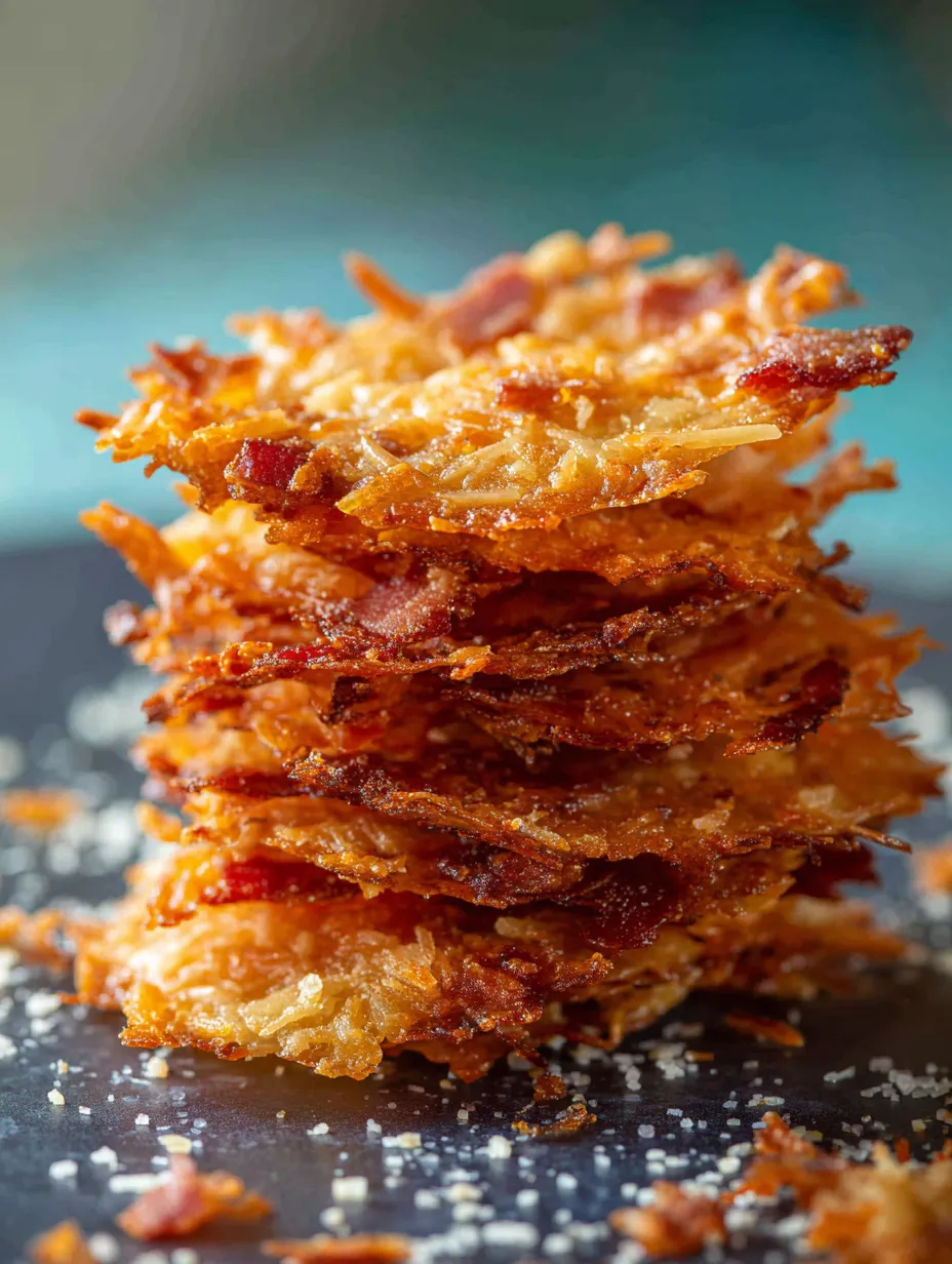 Chopped bacon on a dish.