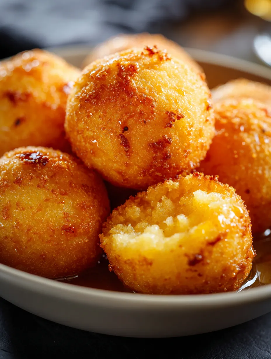 Golden brown bites in a bowl on a table.