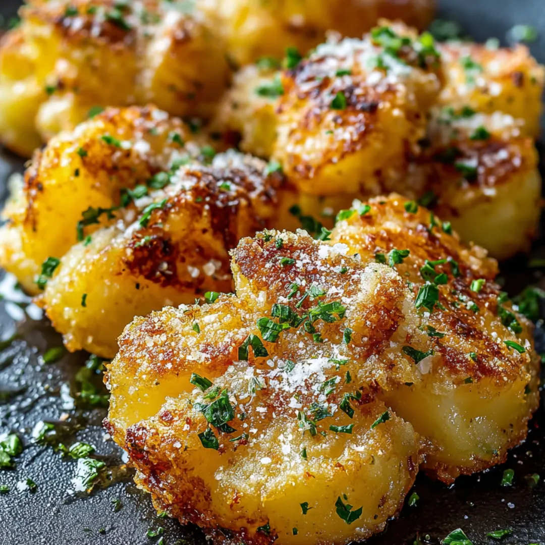 A plate piled with crunchy, salted potatoes.