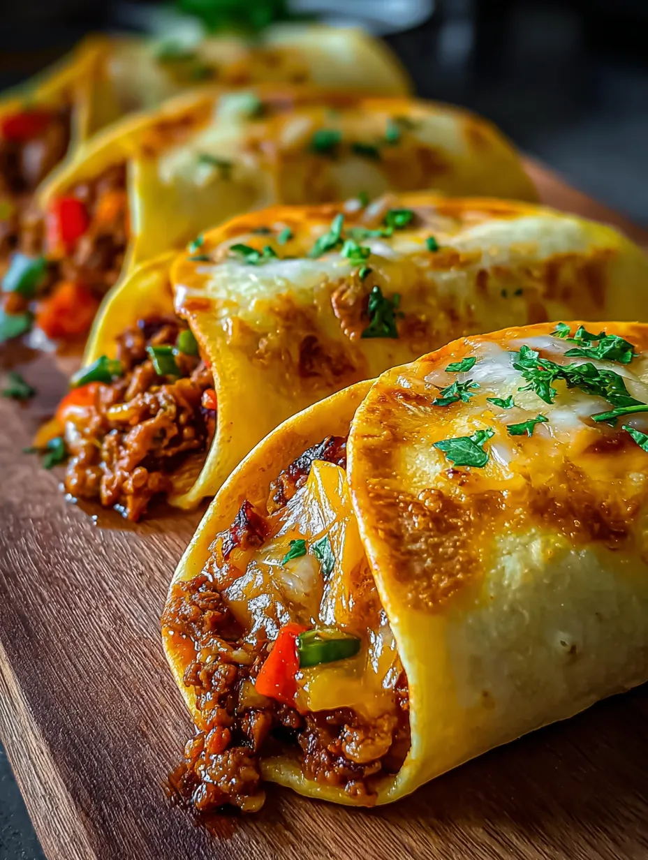 A plate of food with a burrito and a taco.