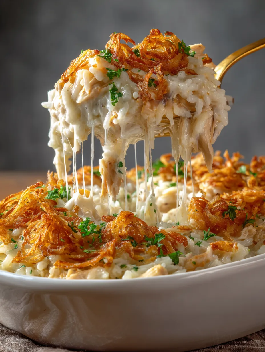 A plate filled with cheesy chicken goodness.