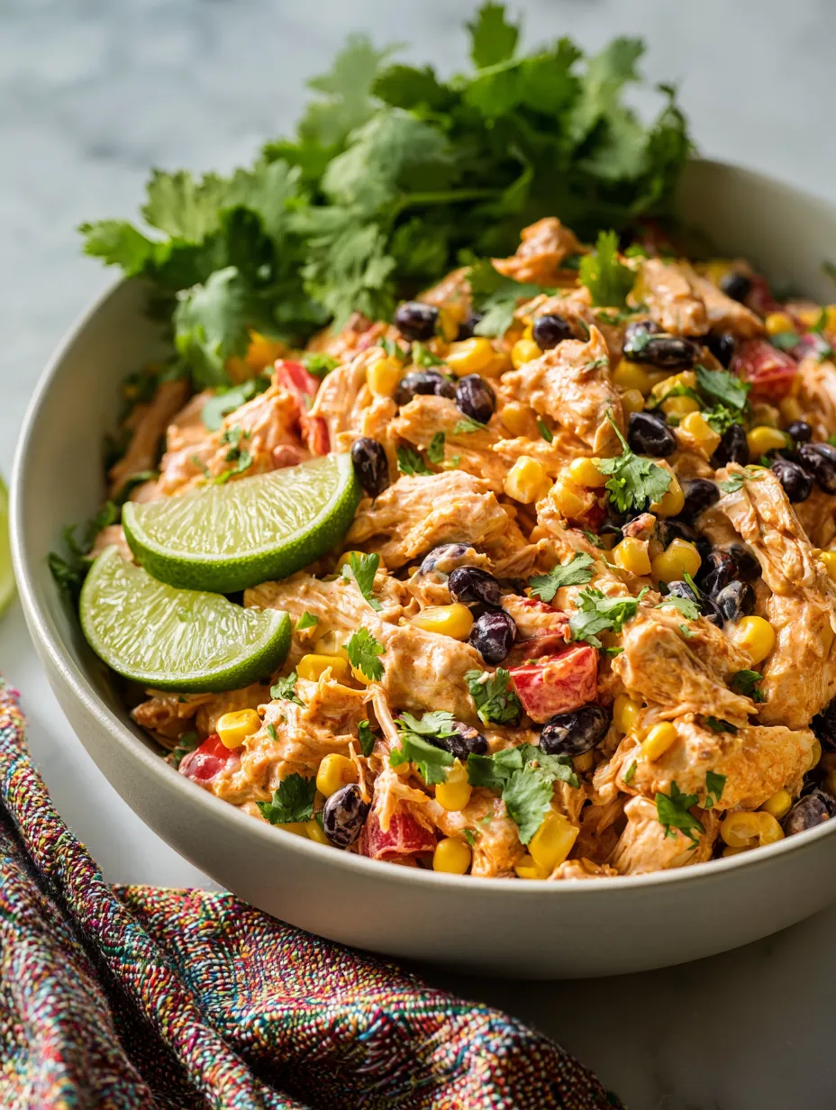 A big bowl topped with a bright wedge of lime.