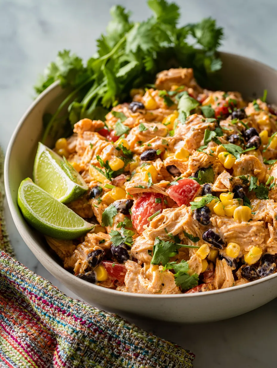 A bowl packed with corn, beans, and tomatoes.