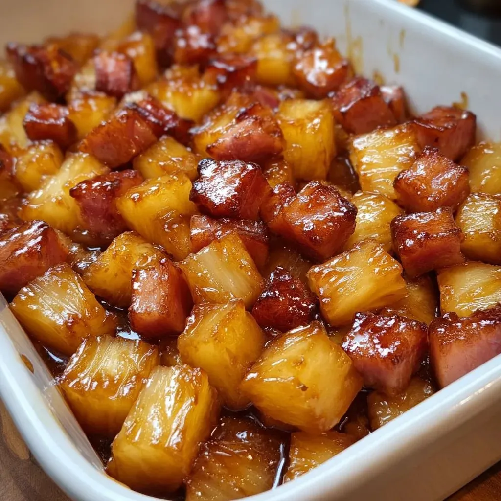 White bowl holding juicy pineapple pieces.