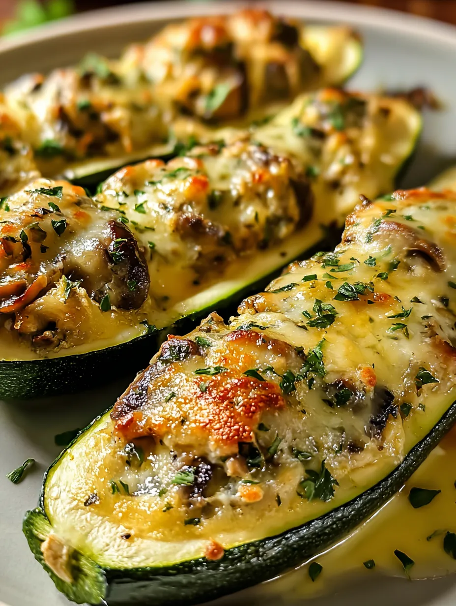 Cheesy and herby zucchini slices ready to eat.