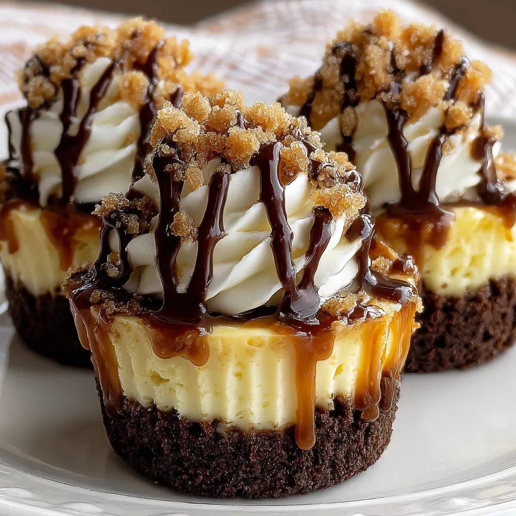 Two chocolate-drizzled treats sitting on a plate.