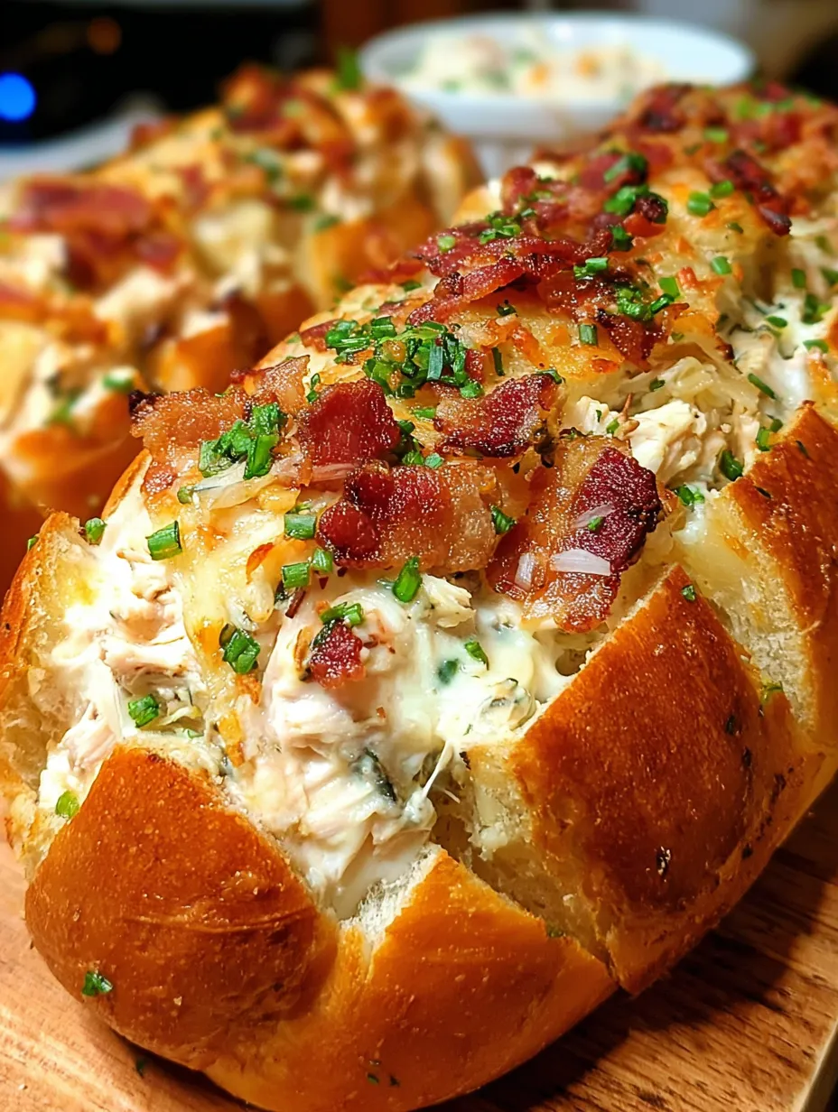 A sandwich with bacon and cheese.