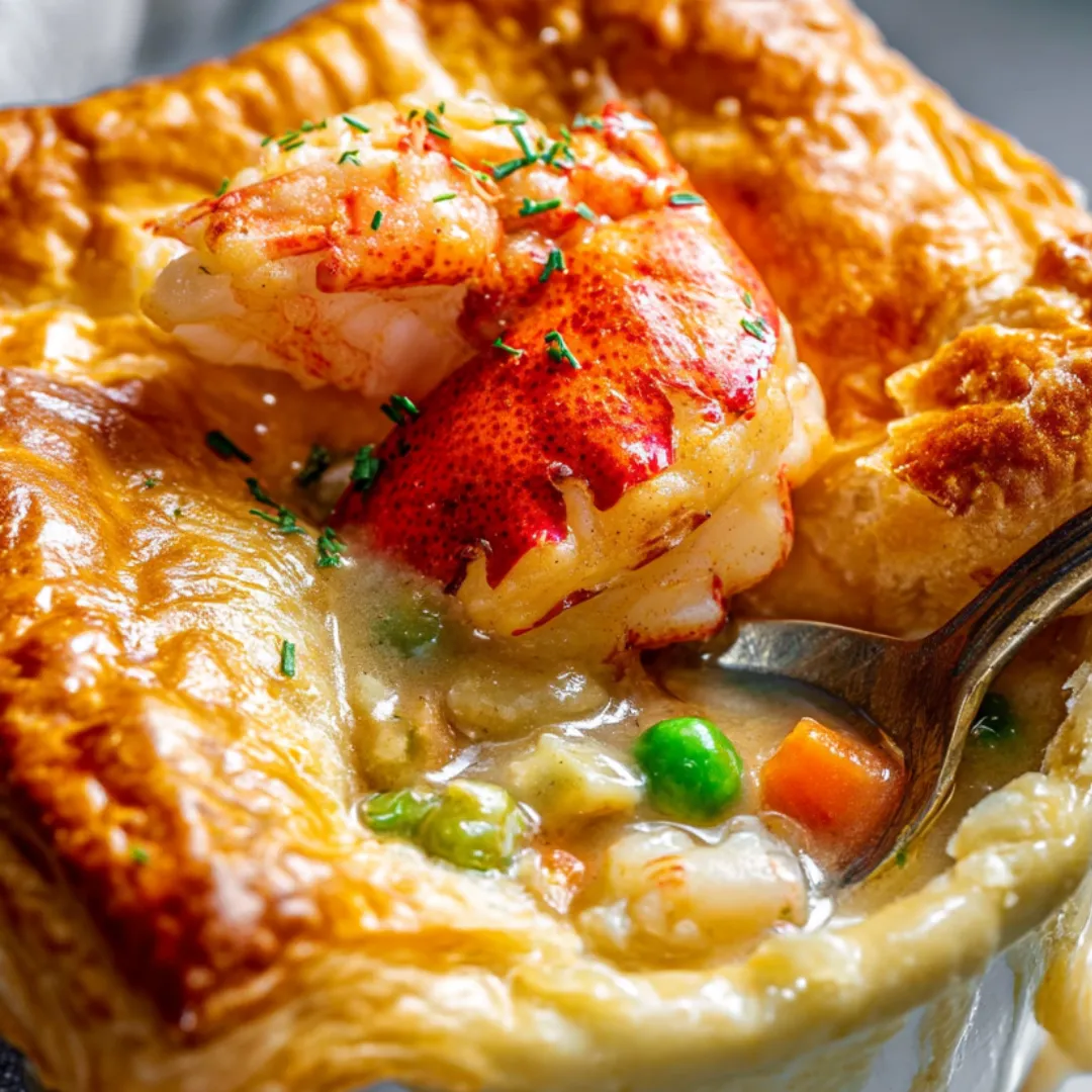 A bowl of soup with a lobster claw in it.