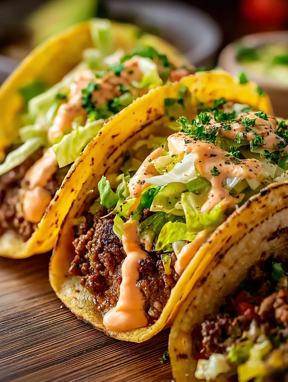 A taco with lettuce and a sauce.