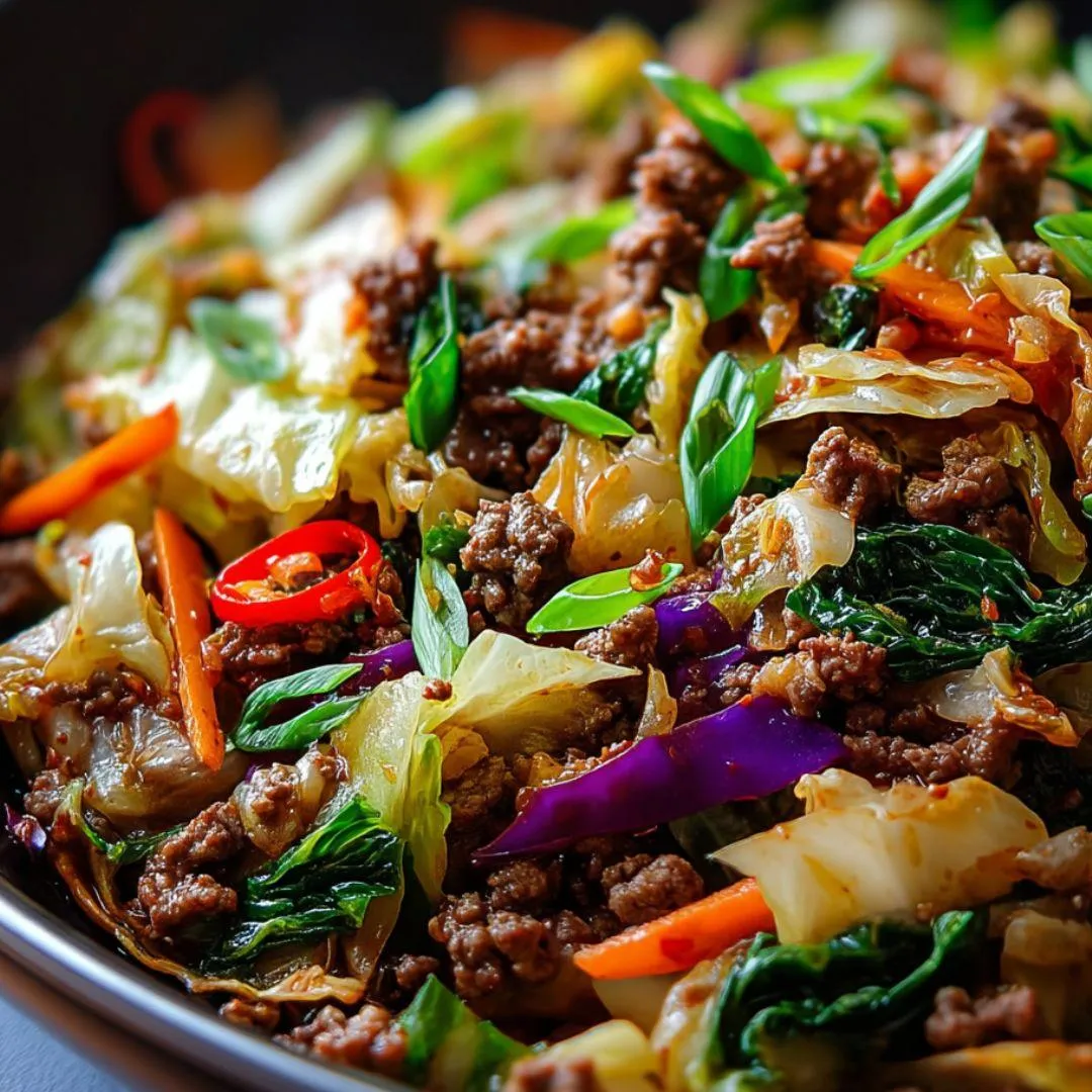 A bowl of meat and vegetables.