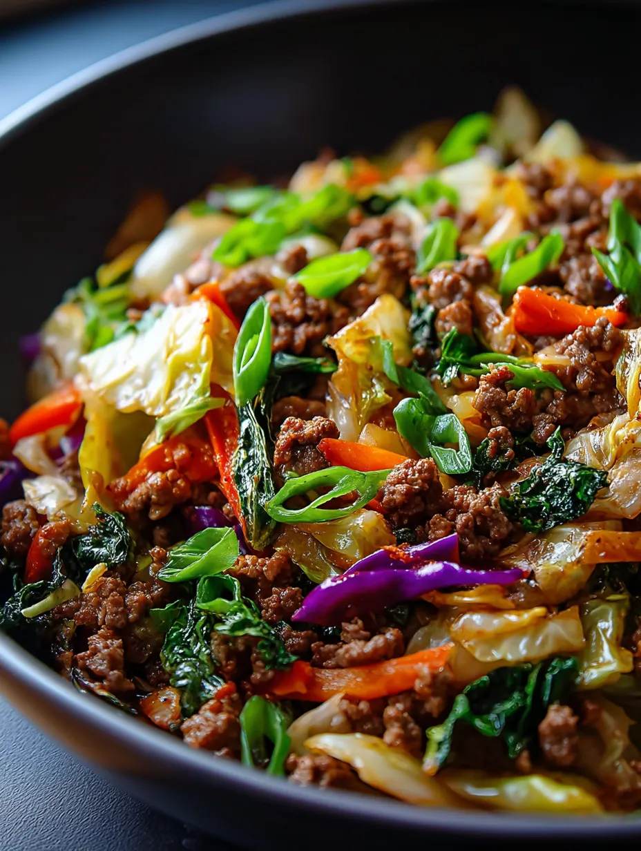 A bowl of food with meat and vegetables.