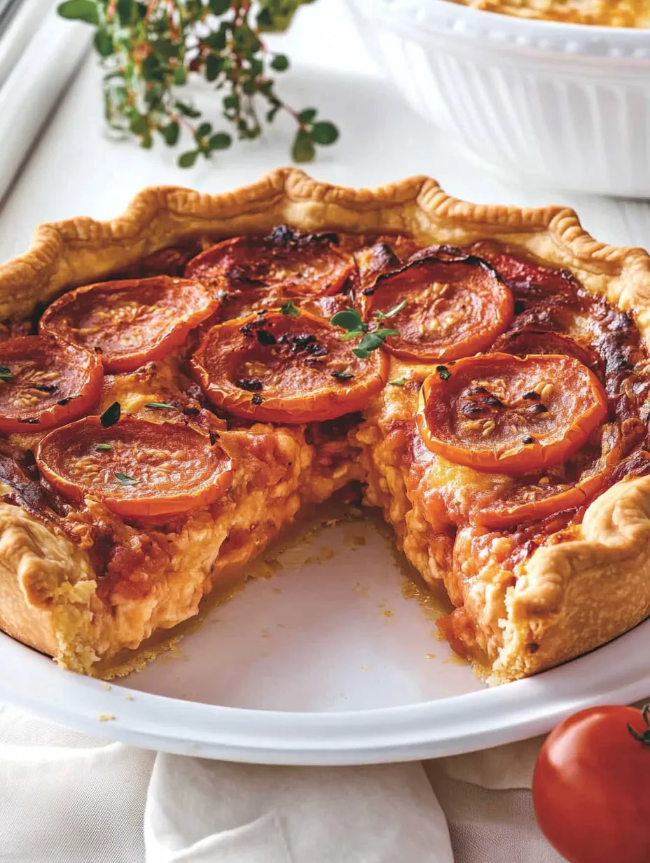 A slice of pizza with tomatoes and cheese.