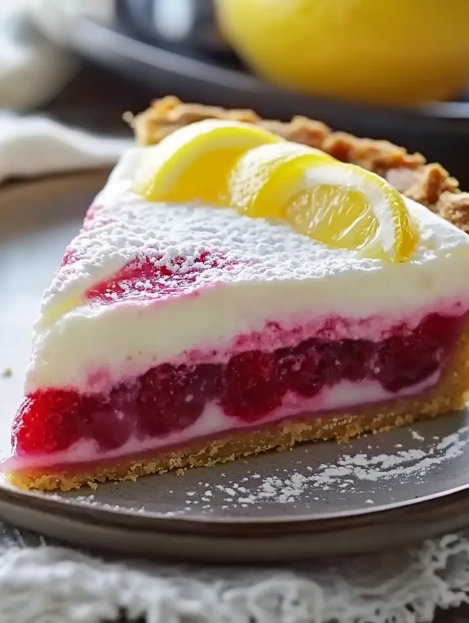 A slice of lemon meringue pie.