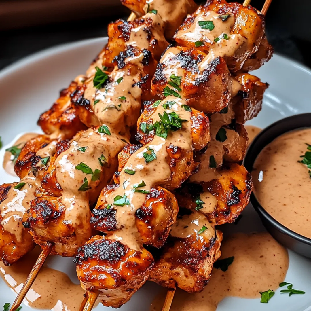 A plate of food with a sauce.
