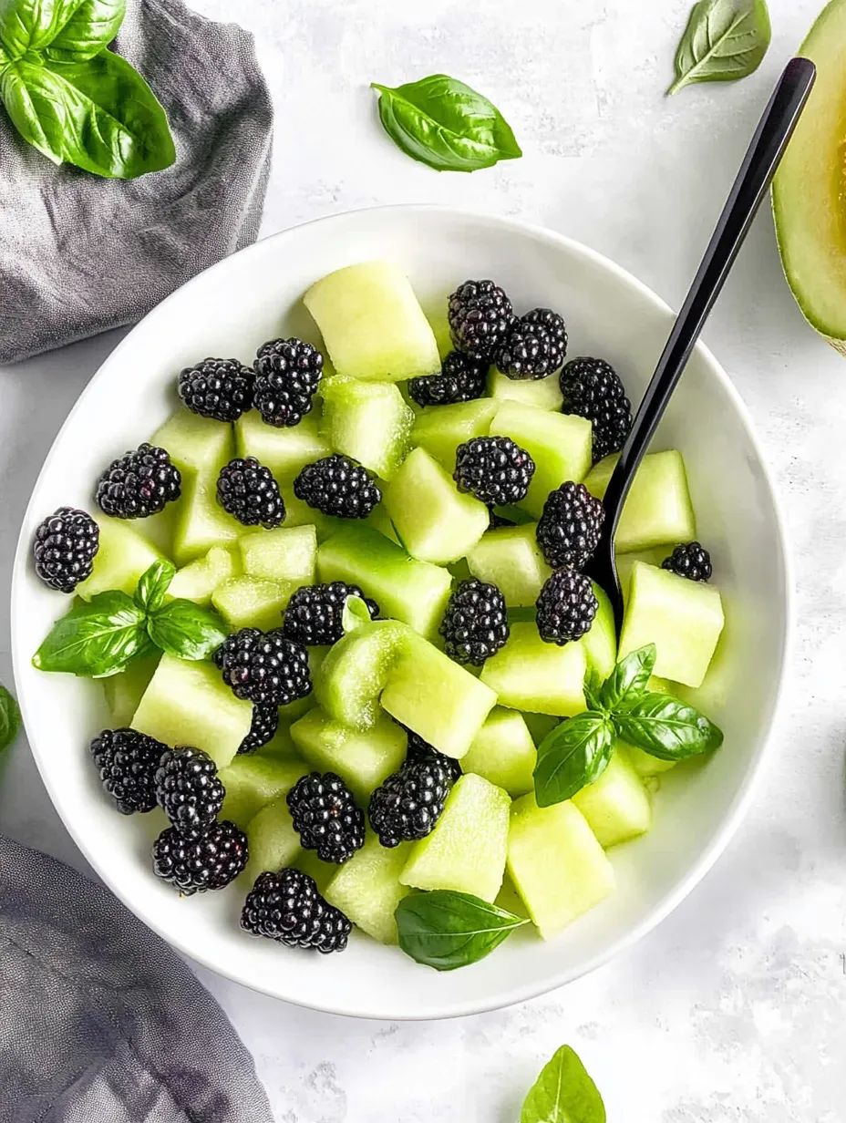 A bowl of fruit with blackberries, apples, and grapes.