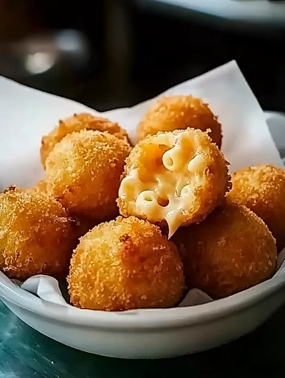 A bowl of cheese balls.