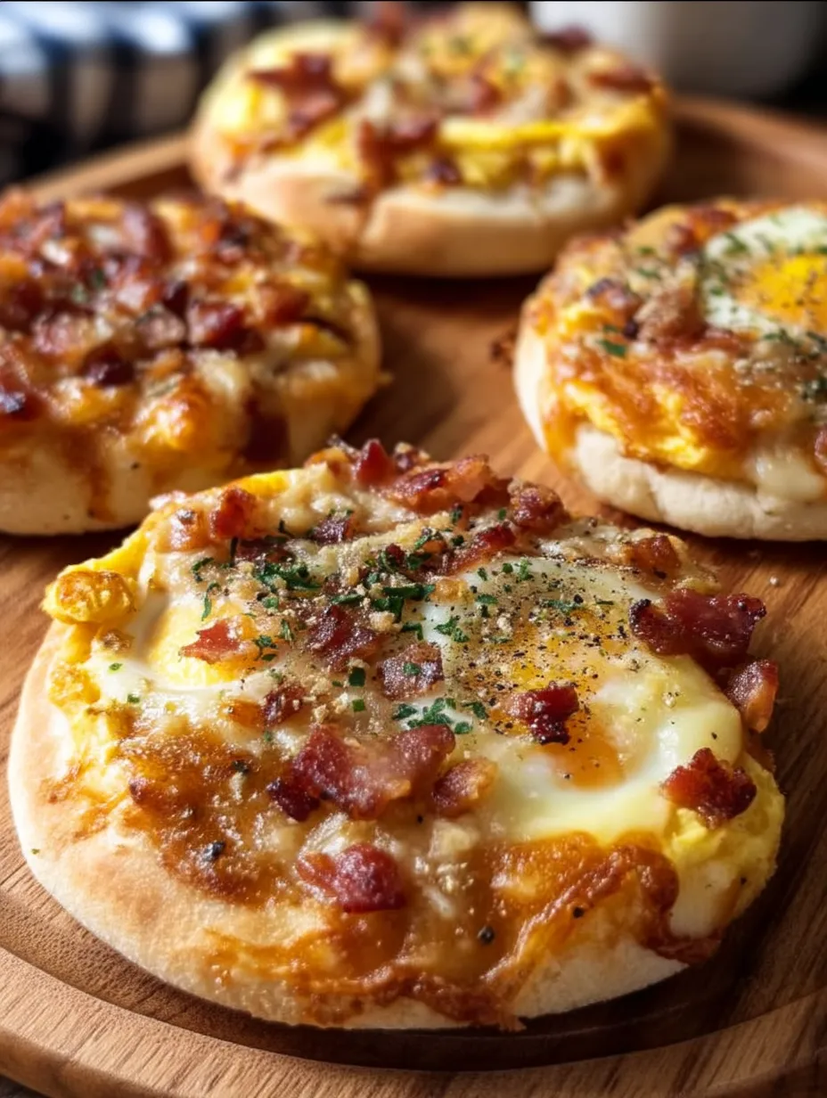 Bacon and egg breakfast sandwich.