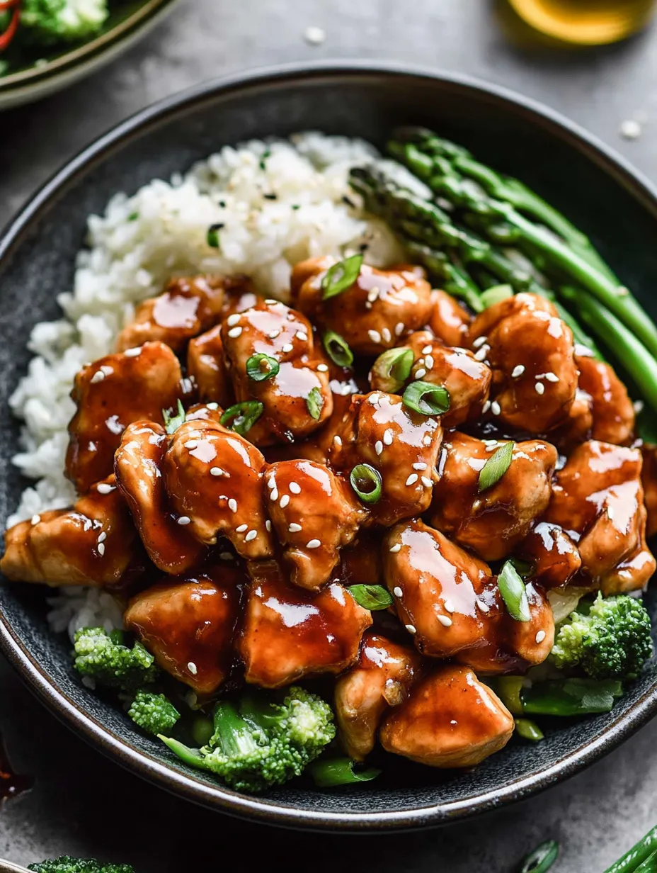 A bowl of chicken and rice.
