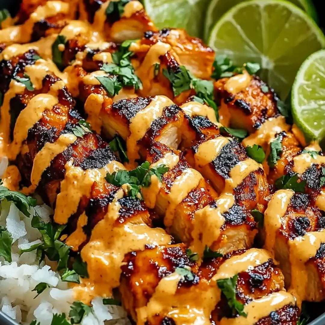 A bowl of rice and meat with a lime wedge.