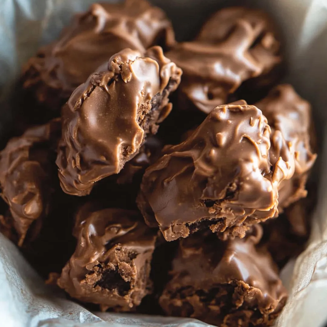 A bag of chocolate covered marshmallows.