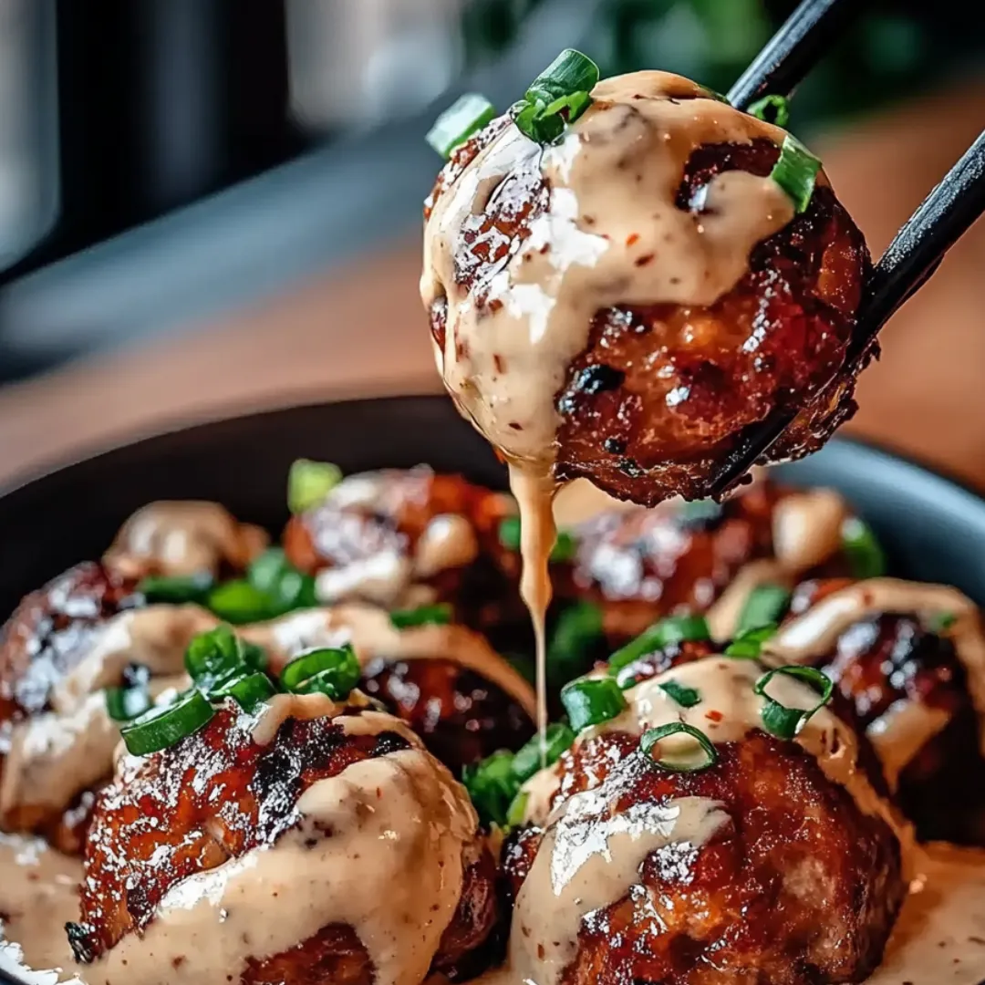 A bowl of meatballs with sauce.