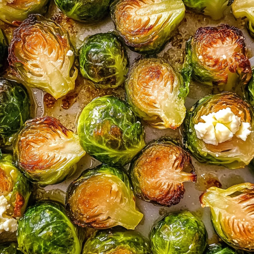 A close up of cooked brussel sprouts.