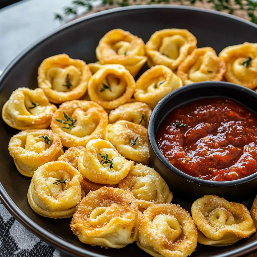 A bowl of pasta in sauce.