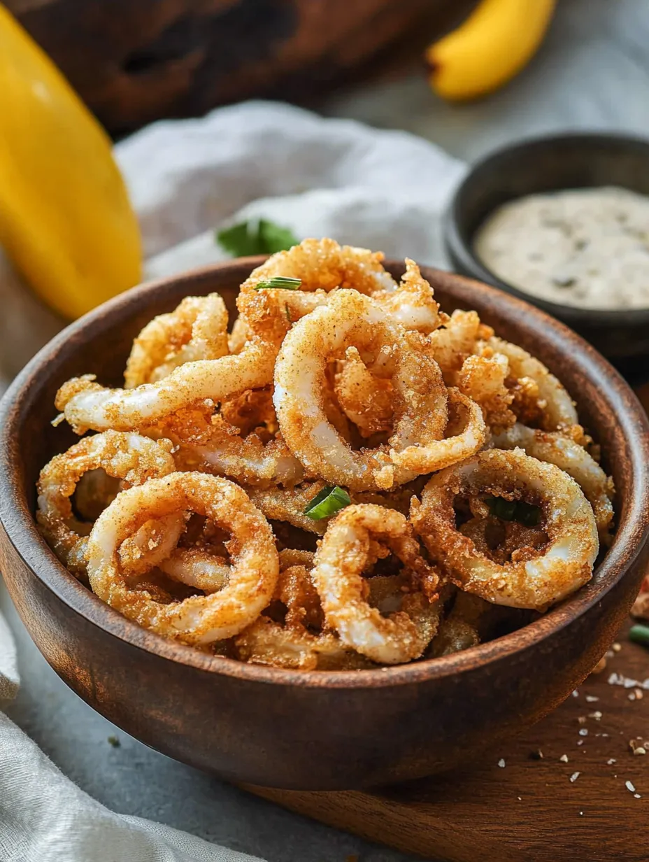 A bowl of fried onion rings.