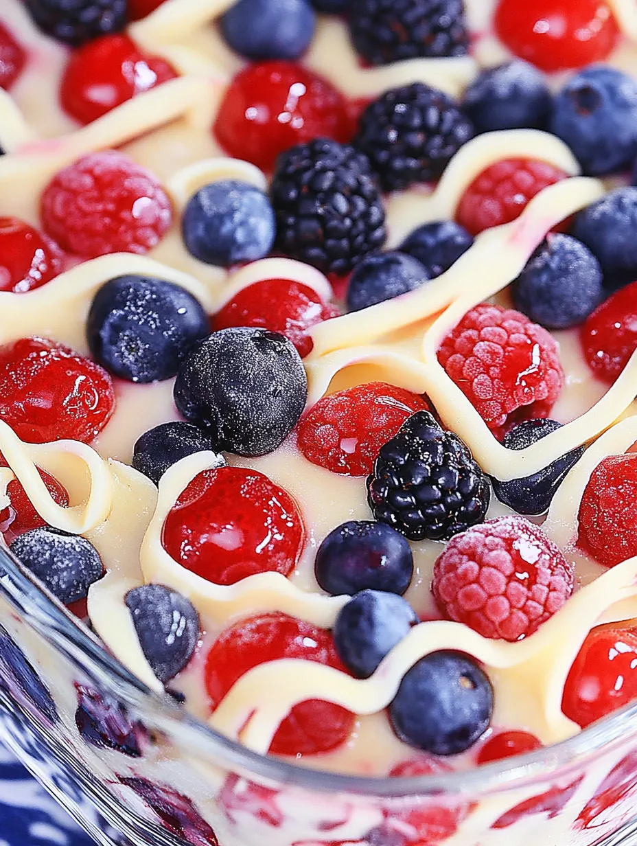 A bowl of fruit loaded with blueberries and strawberries.