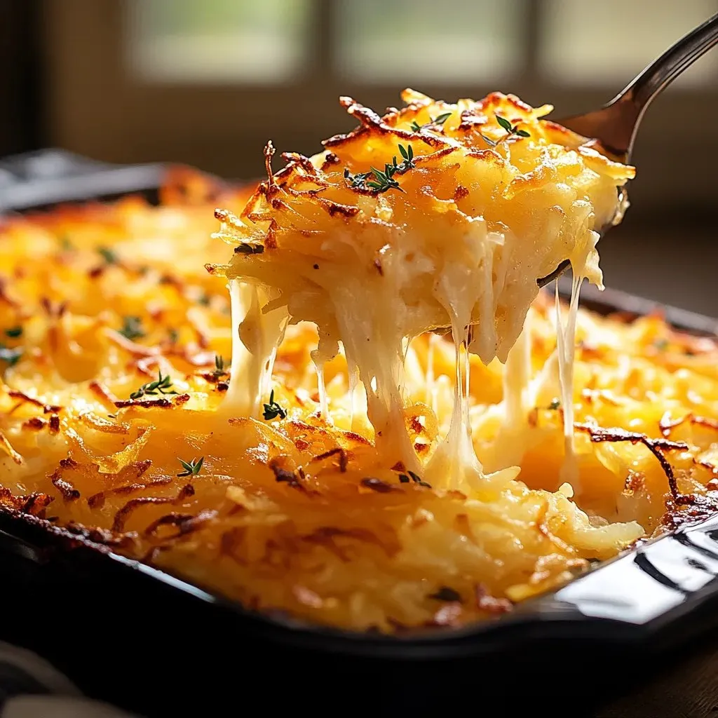 Cheesy Hashbrown Casserole.