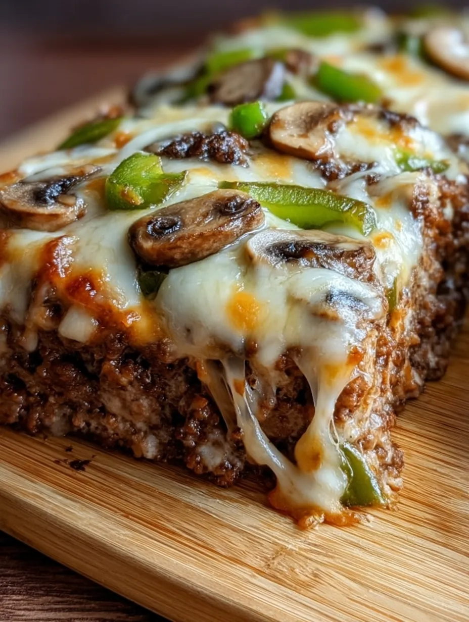 A slice of pizza with mushrooms and peppers.