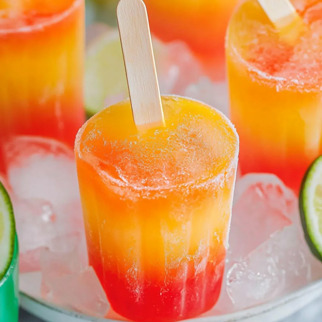 A bunch of vibrant, colorful frozen pops stacked together.
