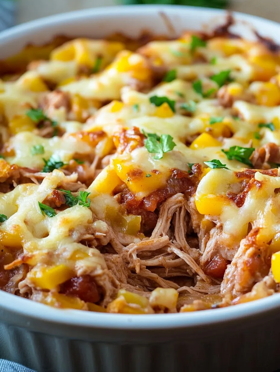 A plate of food with meat and cheese.