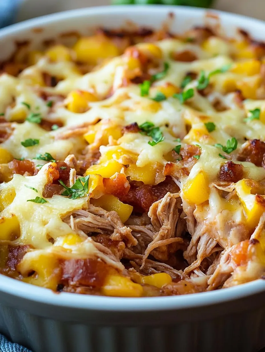 A bowl of food with a slice of pineapple.