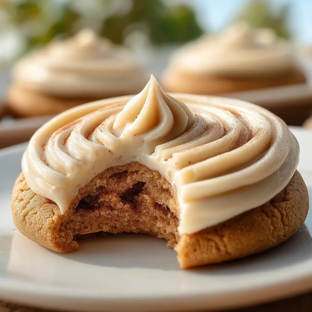 A cookie sitting on a white plate.