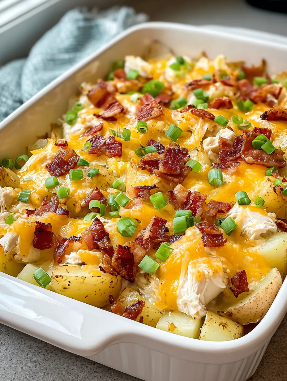 A dish filled with layers of cheese and beef bacon.