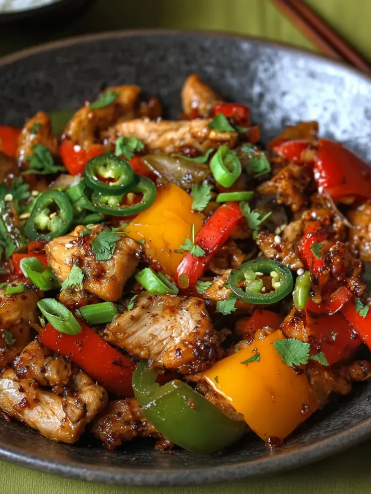 A bowl loaded with onions and peppers.