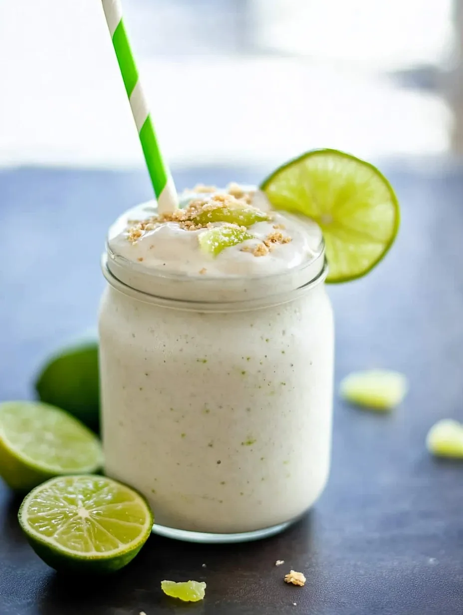Yogurt smoothie in a glass with a green straw and cool vibes.