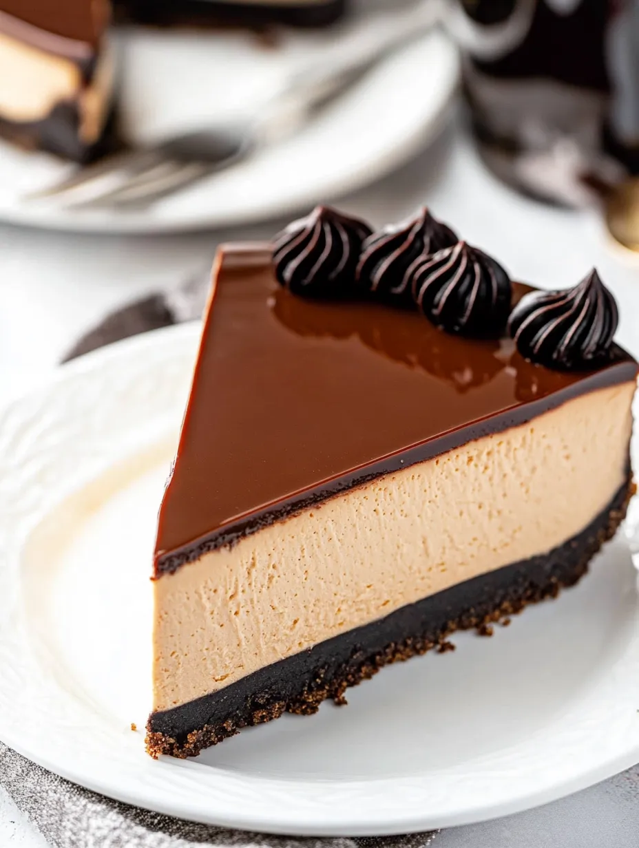Big chocolatey slice with whipped cream on top.
