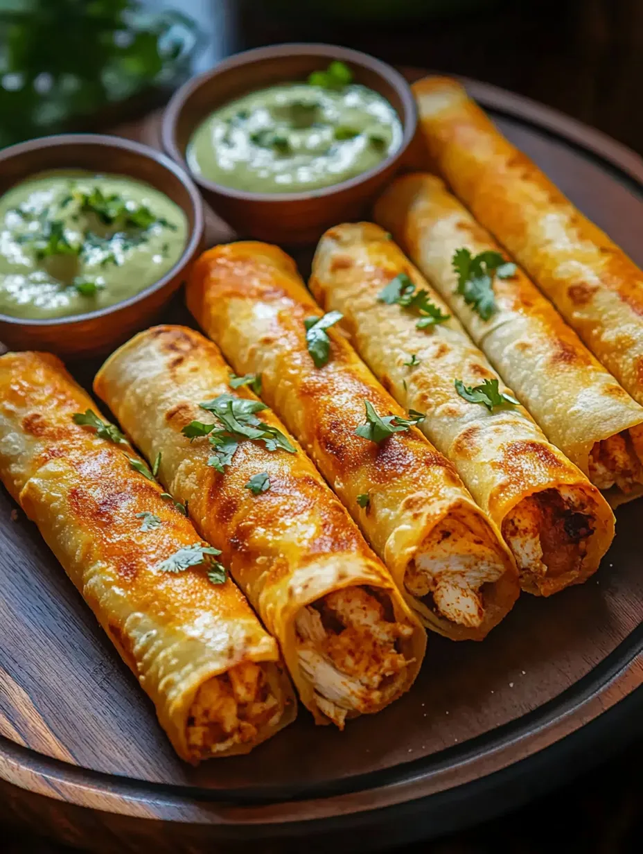 A plate of food with two bowls of sauce.