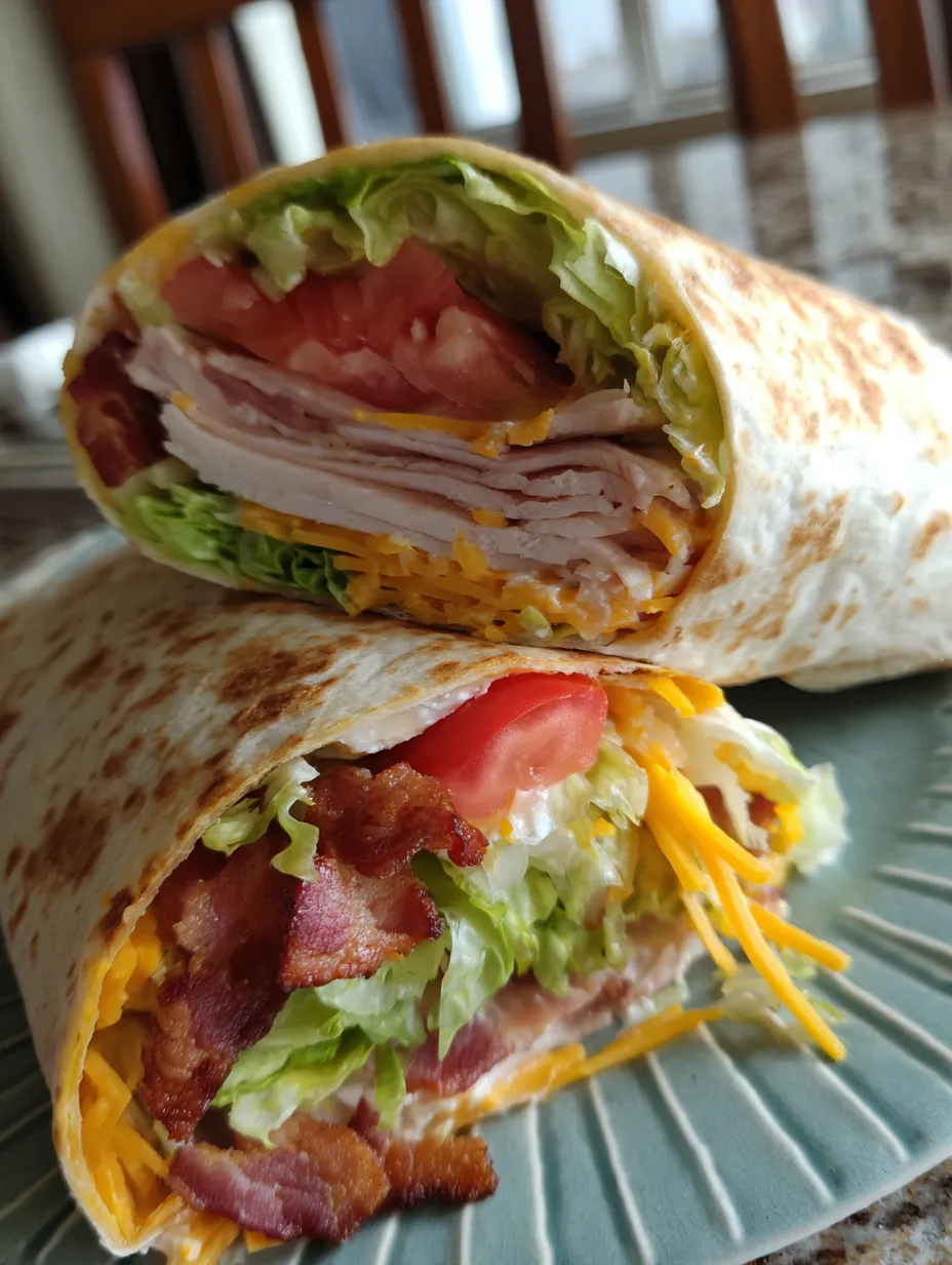 A burrito with lettuce and tomato.