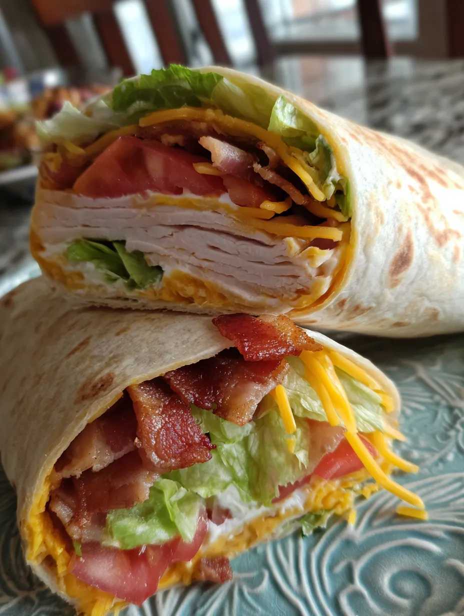 A sandwich with bacon and lettuce.