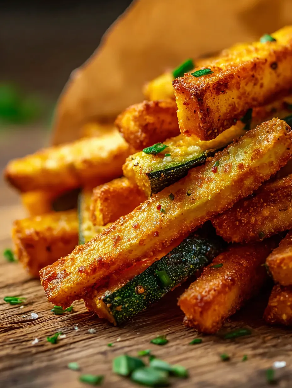 A pile of fried zucchini.