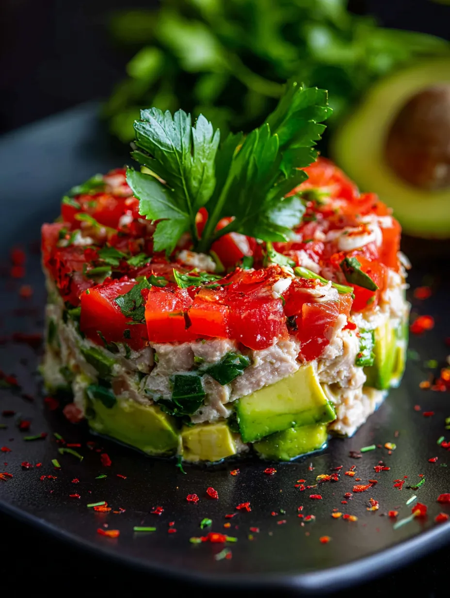 A plate holding tomatoes, avocado, and cilantro.