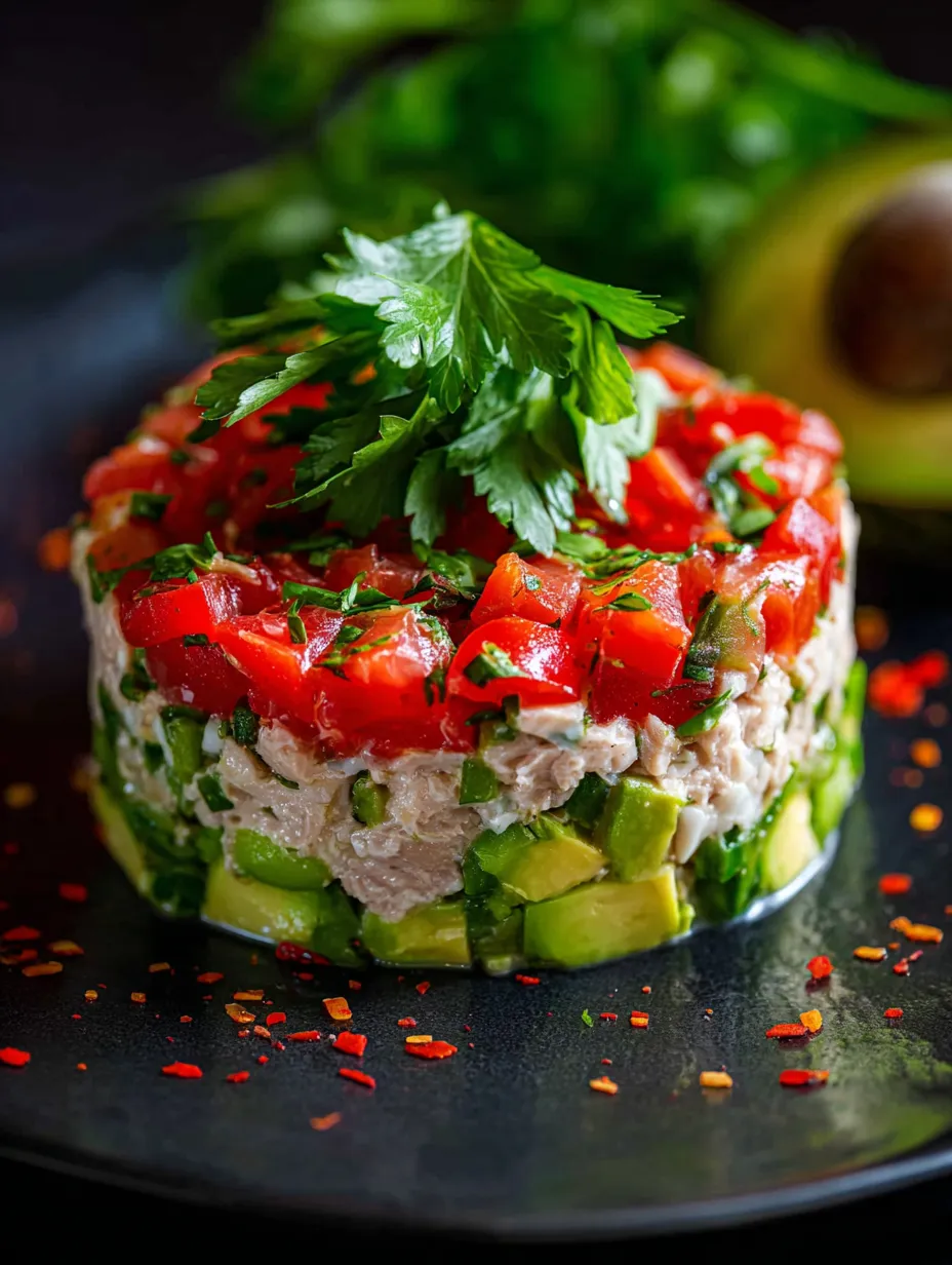 Food on a plate topped with salad.