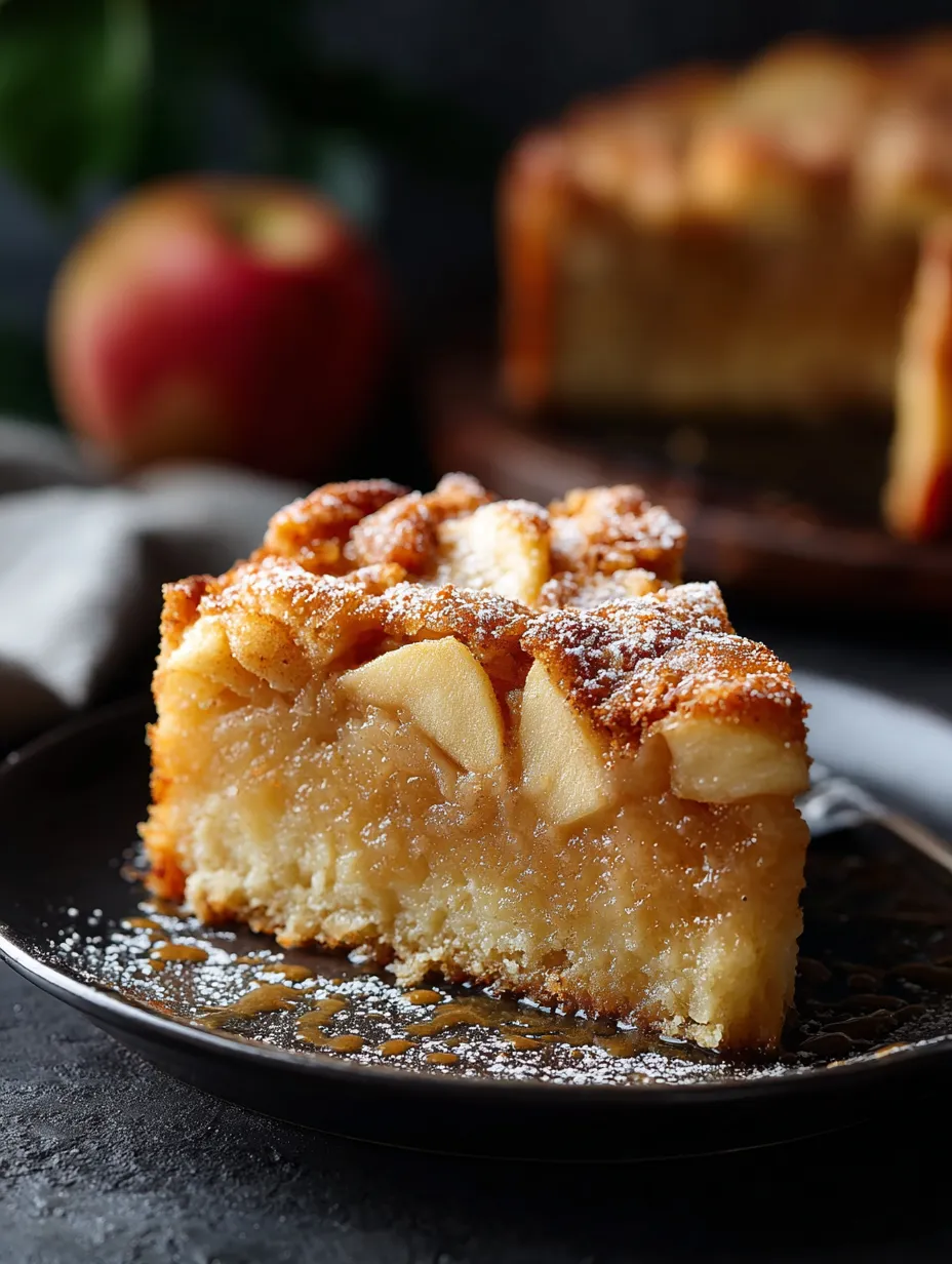 A slice of apple pie on a plate.
