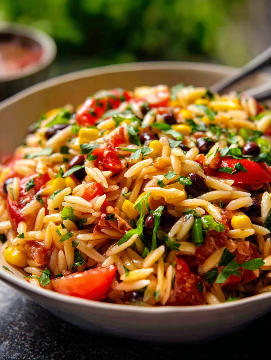 A bowl of rice and vegetables.