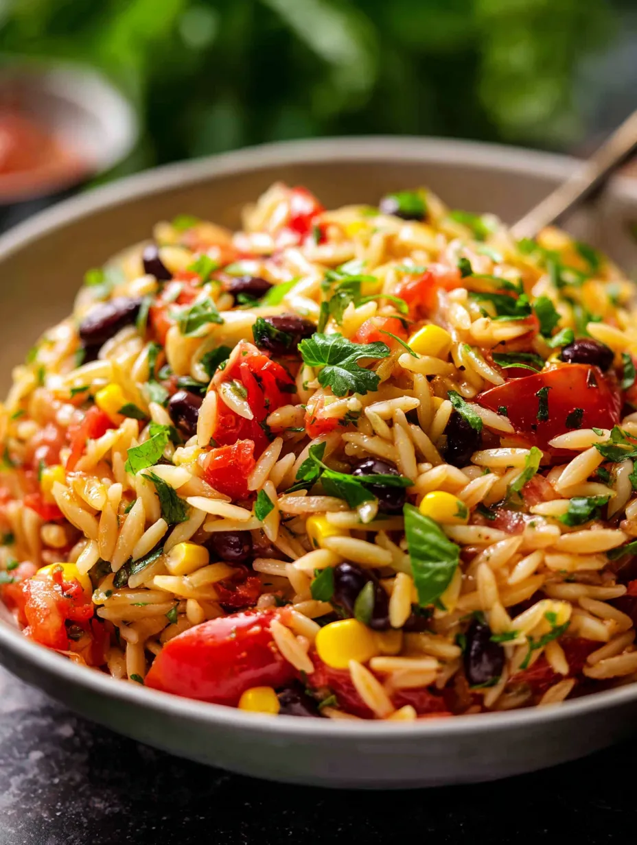 A bowl of rice and vegetables.