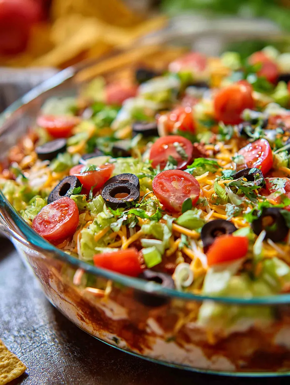 A bowl loaded with lettuce, tomatoes, cheese, and olives.
