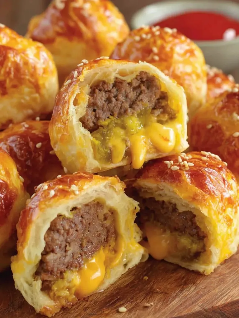 A plate of food with cheese and meat.